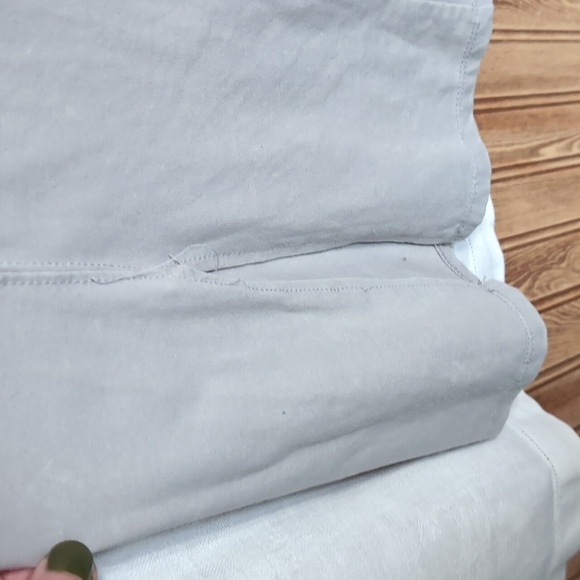 No Boundaries Light Grey Cargo Style Wide Leg Pants Slit Front Size Large - Picture 3 of 5